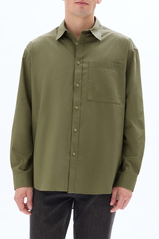Camicia oversize - Kaki