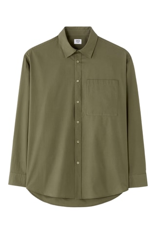 Camicia oversize - Kaki