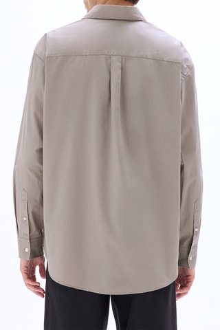 Camicia oversize - Grigio chiaro