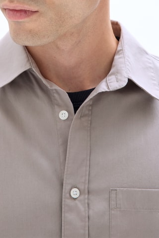 Camicia oversize - Grigio chiaro