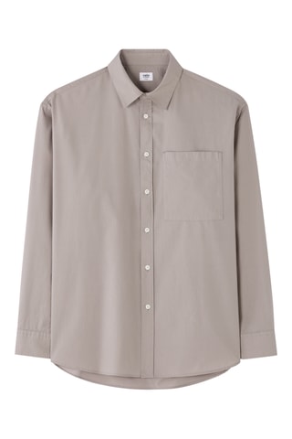 Camicia oversize - Grigio chiaro