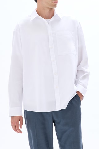 Camicia oversize - Bianco
