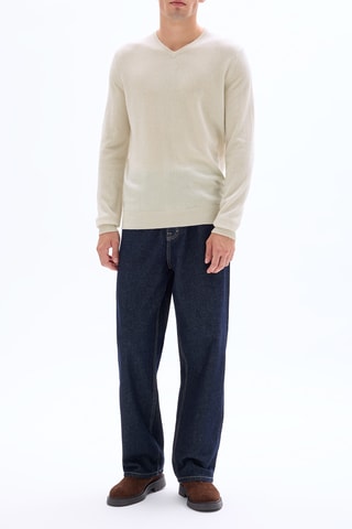 Maglia in cashmere - Ecrù