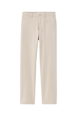 Pantaloni chino straight - Grigio chiaro