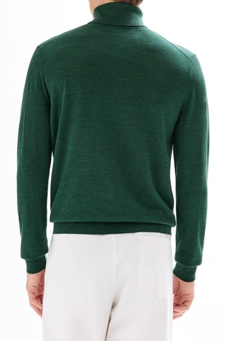Maglia in lana merino - Verde scuro