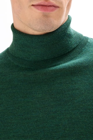 Maglia in lana merino - Verde scuro