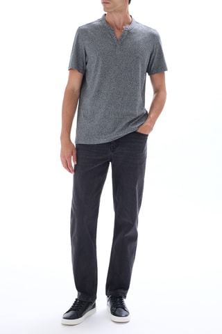 T-shirt regular - Nero e bianco