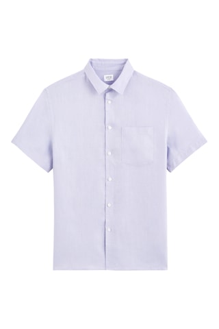 Camicia in lino - Viola