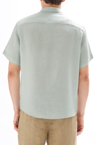 Camicia in lino - Verde chiaro