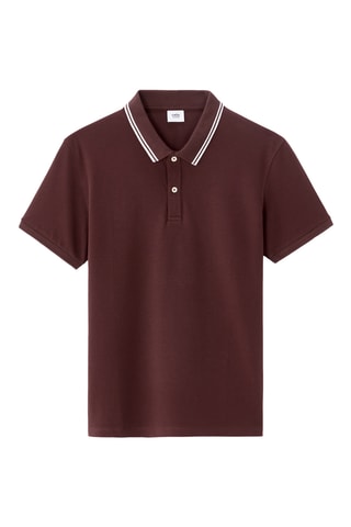 Polo slim - Bordeaux
