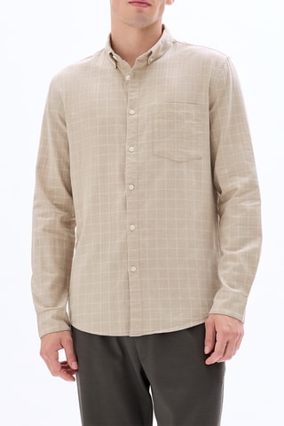 Camicia regular - Ecrù