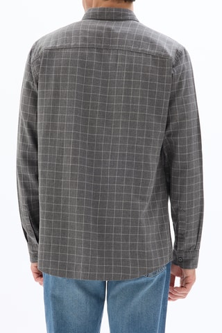 Camicia regular - Grigio scuro