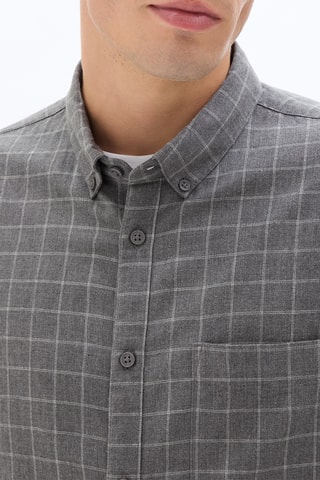Camicia regular - Grigio scuro