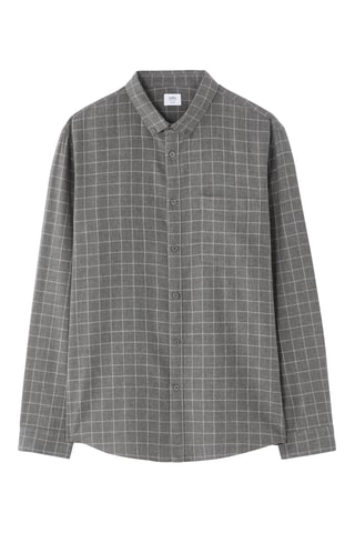 Camicia regular - Grigio scuro