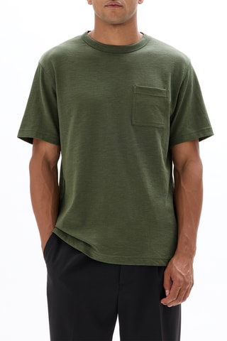 T-shirt boxy - Kaki