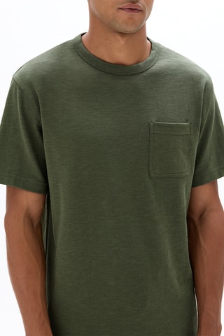 T-shirt boxy - Kaki