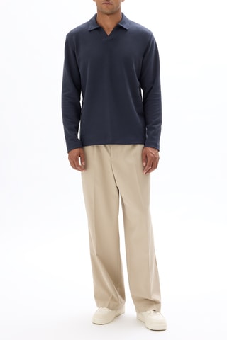 Polo regular - Blu scuro