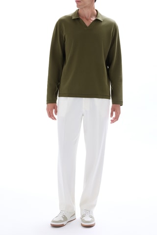 Polo regular - Kaki