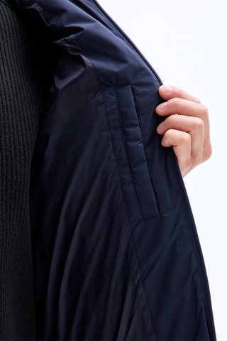 Piumino con cappuccio - Navy