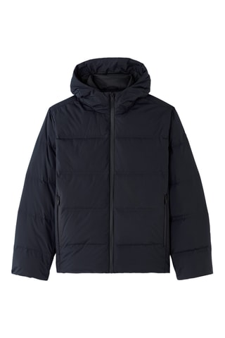 Piumino con cappuccio - Navy