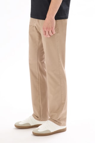Pantaloni chino straight - Beige
