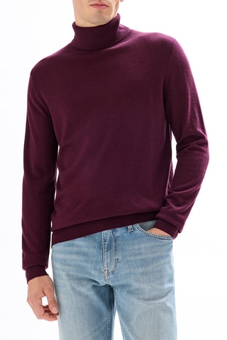 Maglia in lana merino - Bordeaux