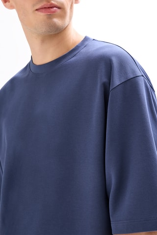 T-shirt oversize - Bleu
