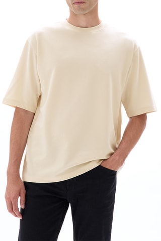T-shirt oversize - Écru