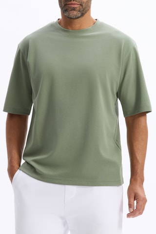 T-shirt oversize - Vert