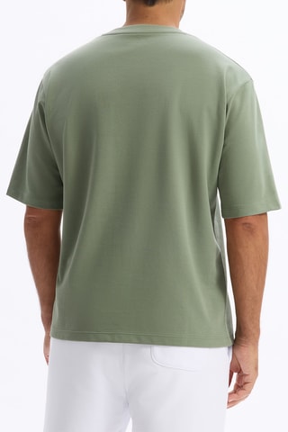 T-shirt oversize - Vert