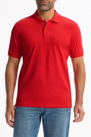 Polo straight - Rosso
