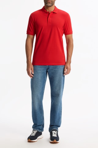 Polo straight - Rosso
