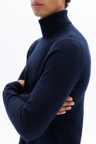 Maglia in cashmere - Blu scuro