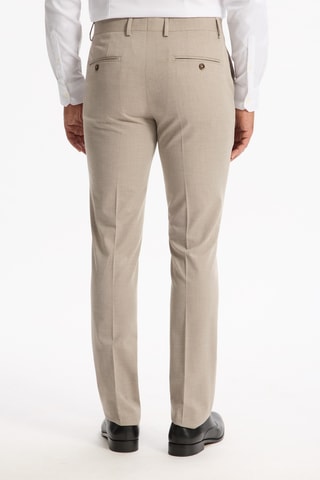 Pantaloni slim da completo - Beige chiaro