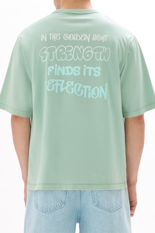 T-shirt oversize - Verde chiaro