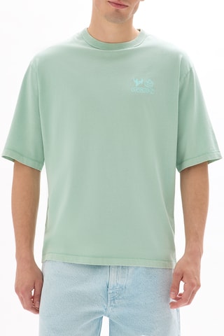 T-shirt oversize - Verde chiaro