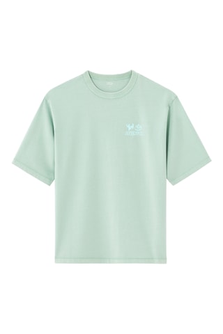 T-shirt oversize - Verde chiaro