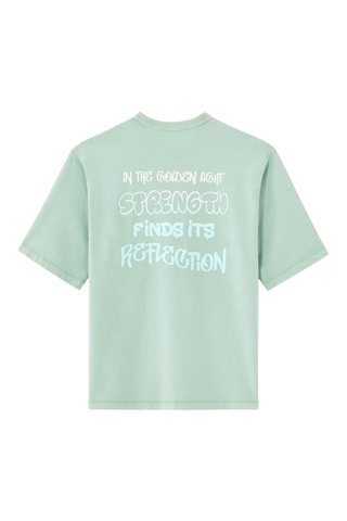 T-shirt oversize - Verde chiaro