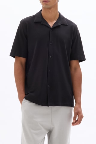 Camicia regular - Nero