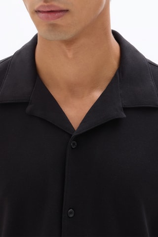 Camicia regular - Nero
