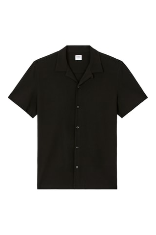 Camicia regular - Nero