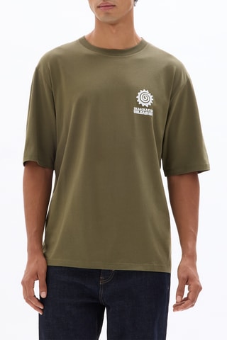 T-shirt oversize - Kaki