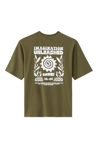 T-shirt oversize - Kaki