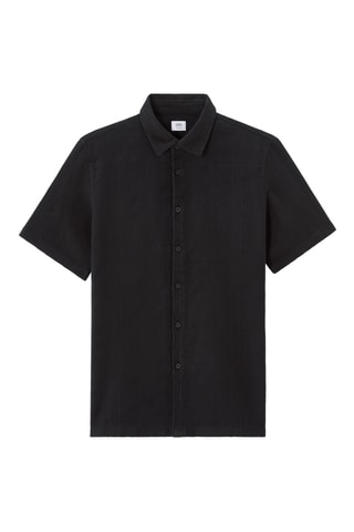Camicia regular - Nero
