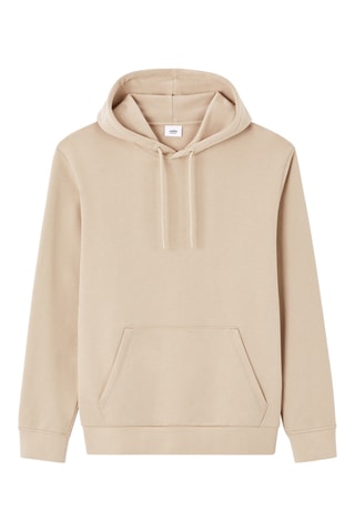 Felpa con cappuccio. - Beige chiaro