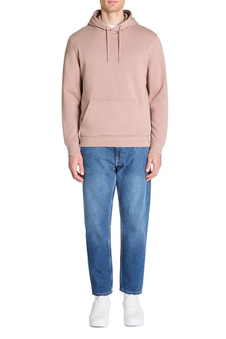 Felpa con cappuccio. - Rosa