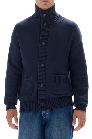 Cardigan - Blu scuro
