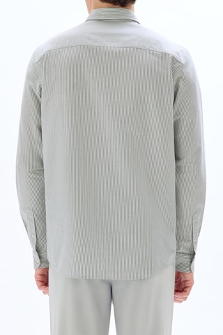 Camicia regular - Verde scuro
