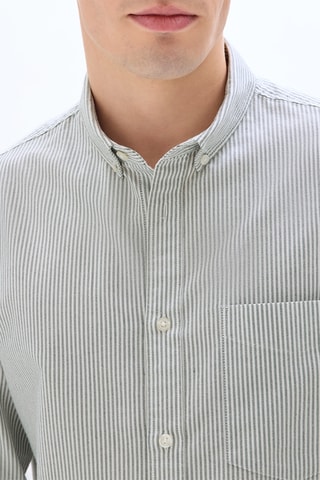 Camicia regular - Verde scuro