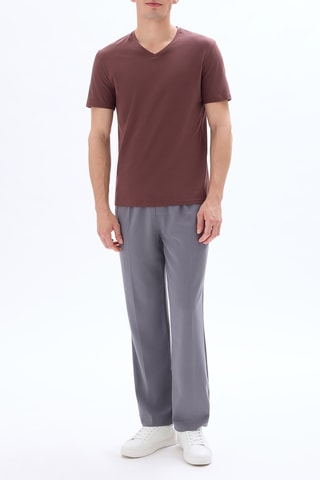 T-shirt slim - Bordeaux